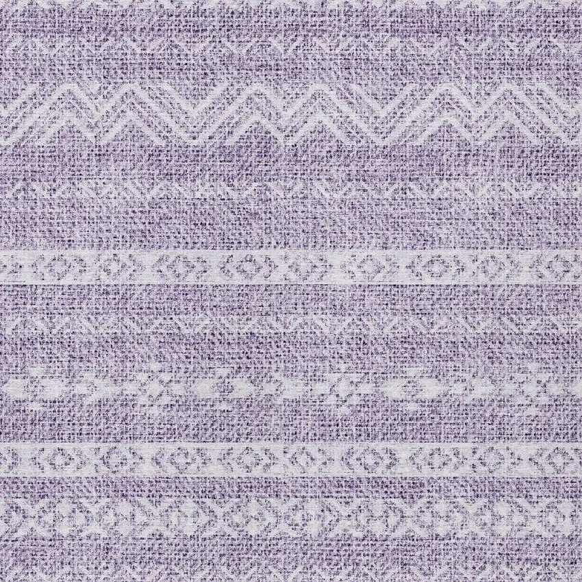 Purple And Lavender Southwestern Washable Indoor Outdoor Area Rug Photo 5