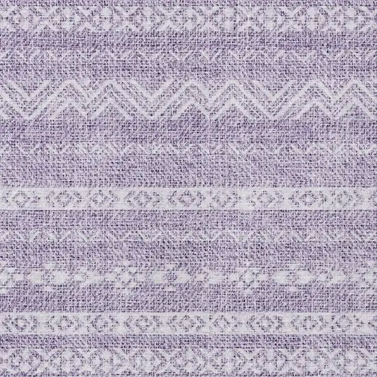Purple And Lavender Southwestern Washable Indoor Outdoor Area Rug Photo 5