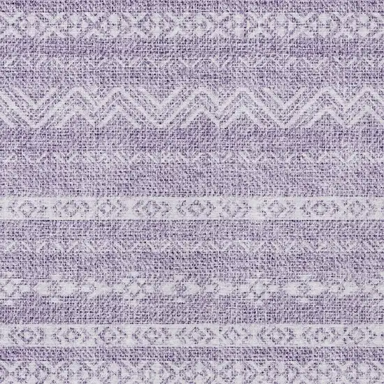 Purple And Lavender Southwestern Washable Indoor Outdoor Area Rug Photo 5