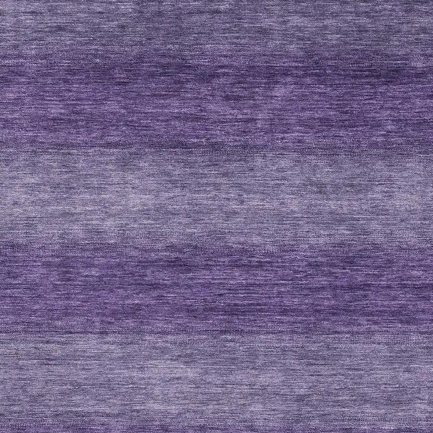 Purple And Lavender Striped Washable Area Rug With UV Protection Photo 2