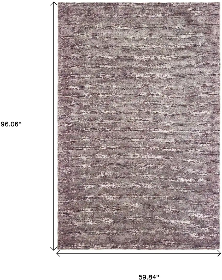 Purple And Pink Hand Tufted Area Rug Photo 3
