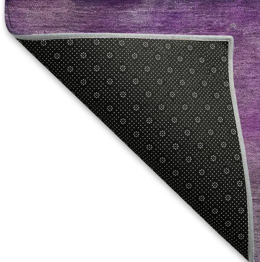 Purple And Plum Abstract Washable Indoor Outdoor Area Rug Photo 4