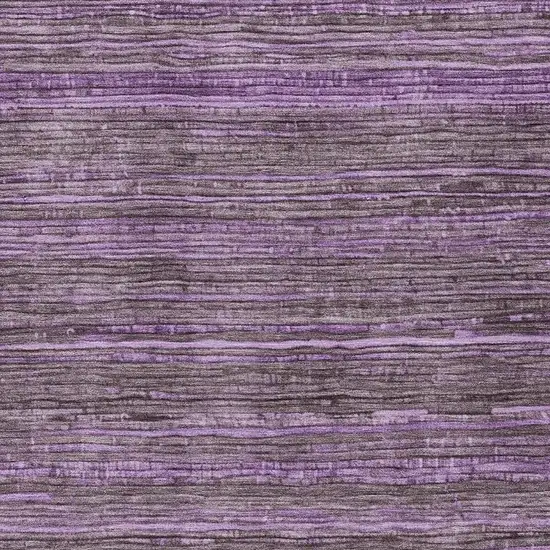 Purple And Plum Striped Washable Indoor Outdoor Area Rug Photo 3