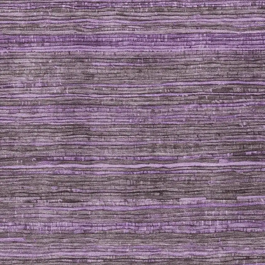 Purple And Plum Striped Washable Indoor Outdoor Area Rug Photo 3