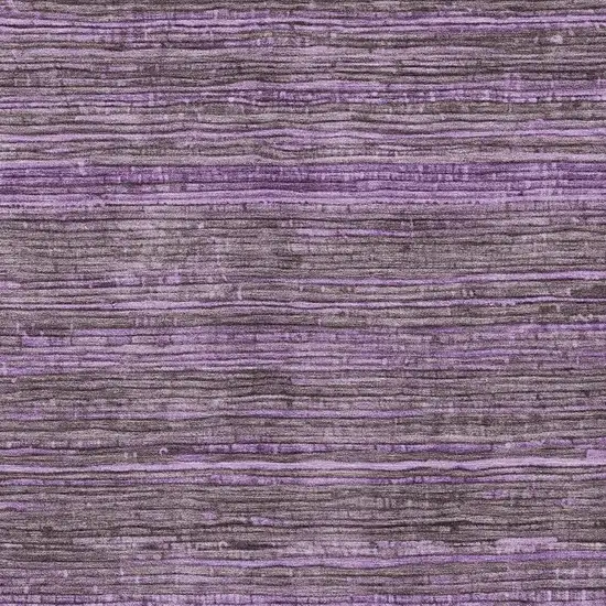 Purple And Plum Striped Washable Indoor Outdoor Area Rug Photo 3
