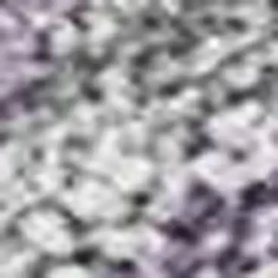 Purple And Silver Seashell Washable Indoor Outdoor Area Rug Photo 2