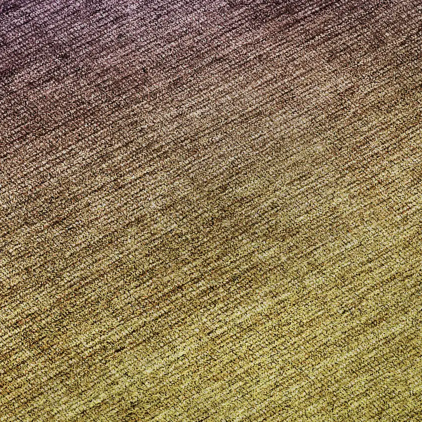 Purple Blue And Gold Ombre Washable Area Rug With UV Protection Photo 9