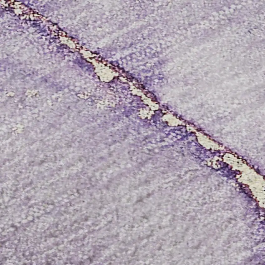 Purple Blue And Ivory Abstract Washable Area Rug With UV Protection Photo 4