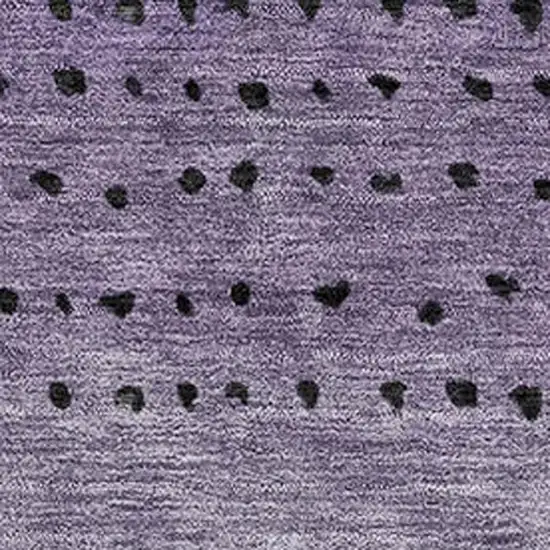 Purple Charcoal And Gray Abstract Washable Area Rug With UV Protection Photo 3