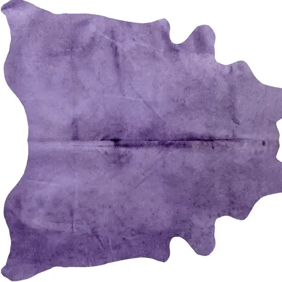 Purple Cowhide Area Rug Photo 5