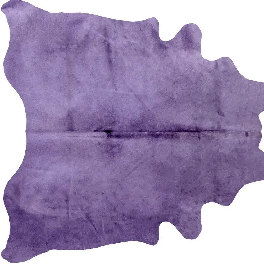 Purple Cowhide Area Rug Photo 5