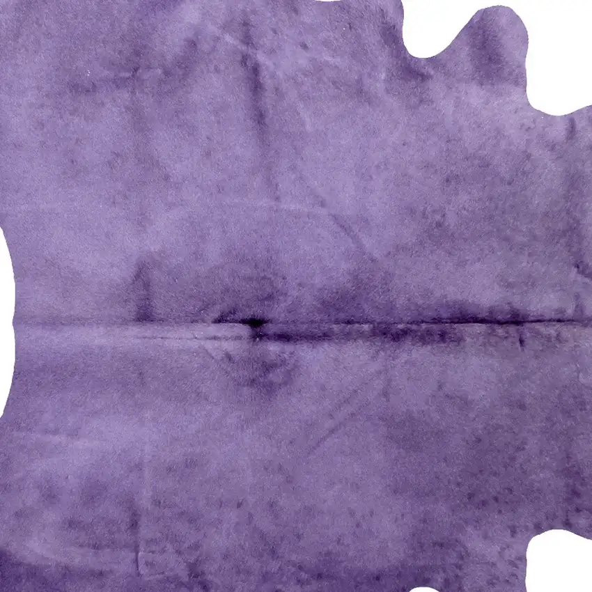 Purple Cowhide Area Rug Photo 4