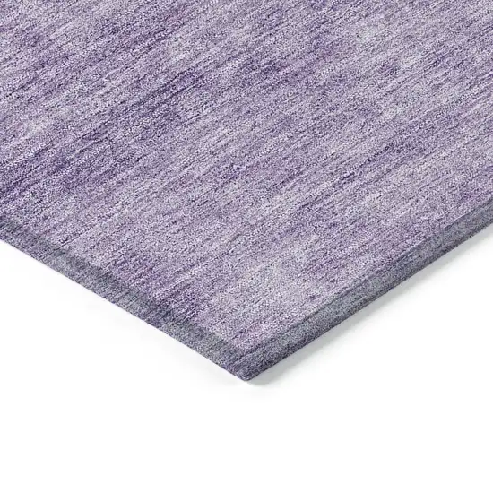 Purple Eggplant And Lavender Abstract Washable Indoor Outdoor Area Rug Photo 5
