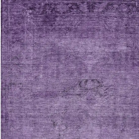 Purple Eggplant And Lavender Oriental Washable Indoor Outdoor Area Rug Photo 5