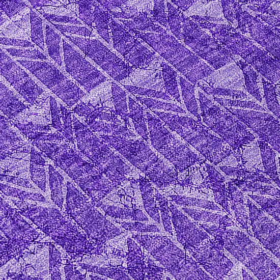 Purple Geometric Washable Non Skid Indoor Outdoor Area Rug Photo 8