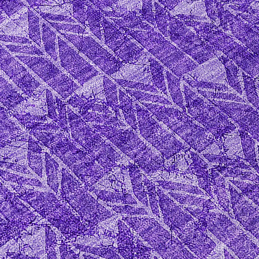 Purple Geometric Washable Non Skid Indoor Outdoor Area Rug Photo 8