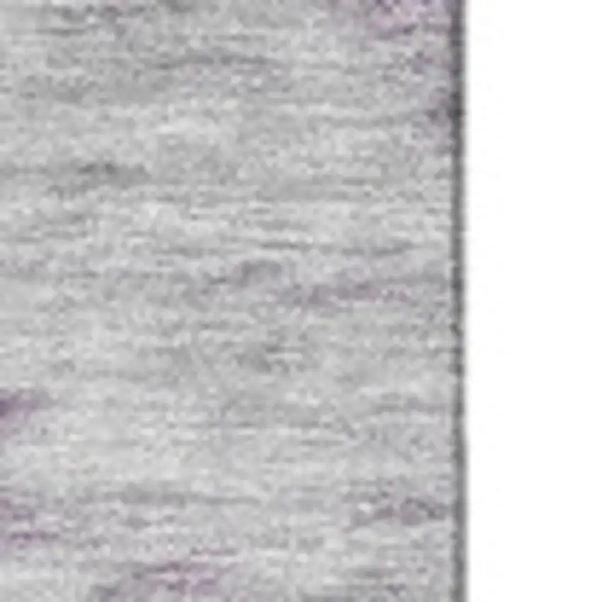 Purple Gold And Ivory Abstract Washable Area Rug With UV Protection Photo 3