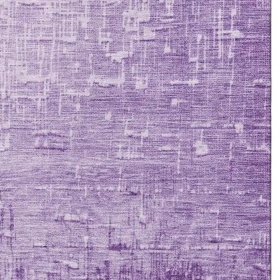 Purple Gray And Charcoal Ombre Washable Area Rug With UV Protection Photo 3