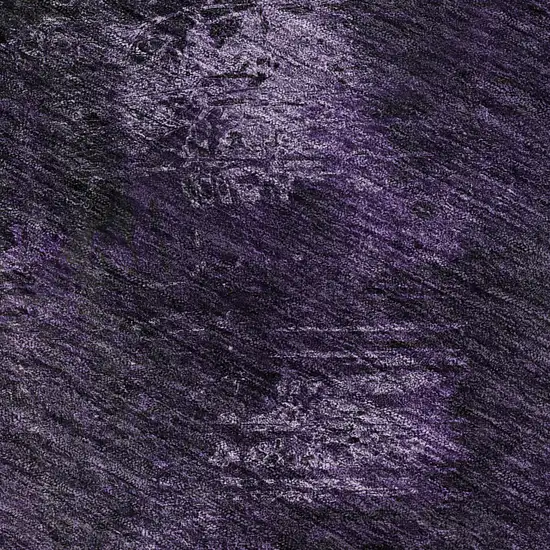 Purple Gray And Ivory Abstract Washable Area Rug With UV Protection Photo 4