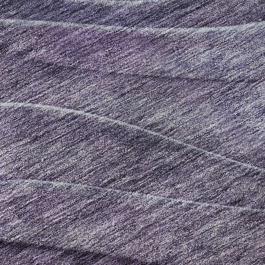 Purple Gray And Silver Abstract Washable Area Rug With UV Protection Photo 9