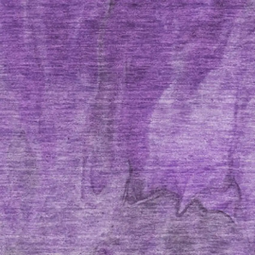 Purple Ivory And Gray Abstract Washable Area Rug With UV Protection Photo 3