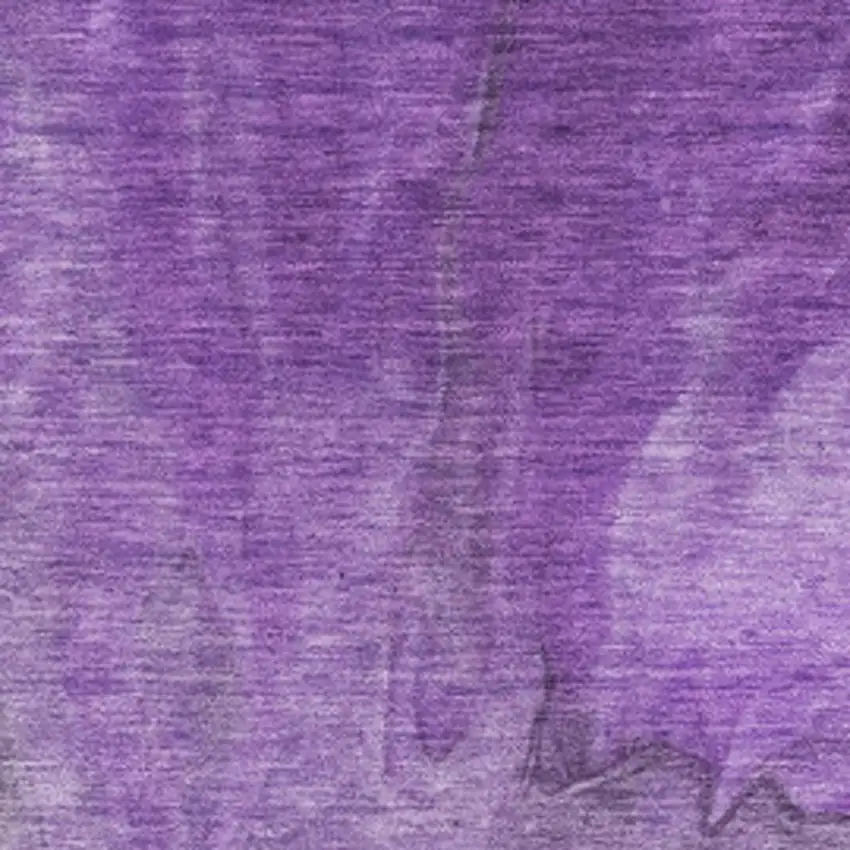 Purple Ivory And Gray Abstract Washable Area Rug With UV Protection Photo 1