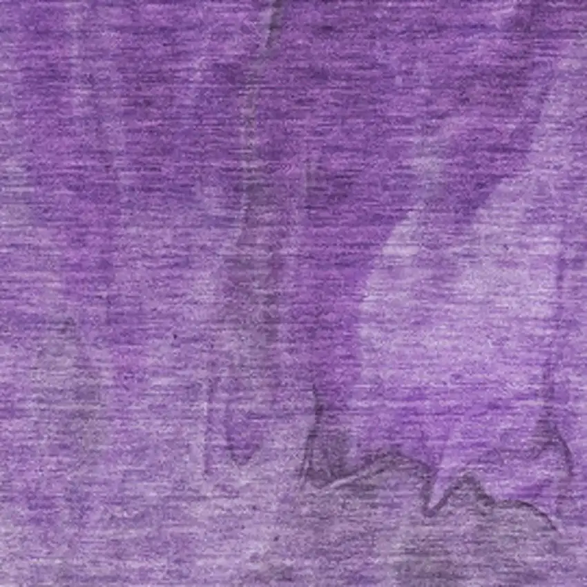 Purple Ivory And Gray Abstract Washable Area Rug With UV Protection Photo 3