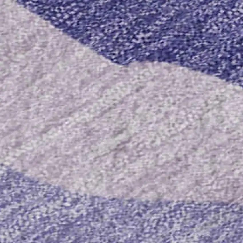 Purple Ivory And Gray Abstract Washable Area Rug With UV Protection Photo 6