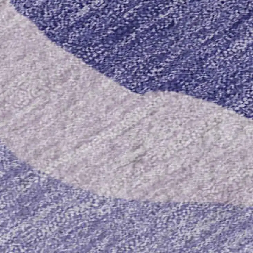 Purple Ivory And Gray Abstract Washable Area Rug With UV Protection Photo 7