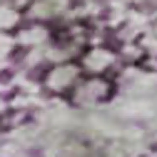 Purple Ivory And Green Abstract Washable Area Rug With UV Protection Photo 5