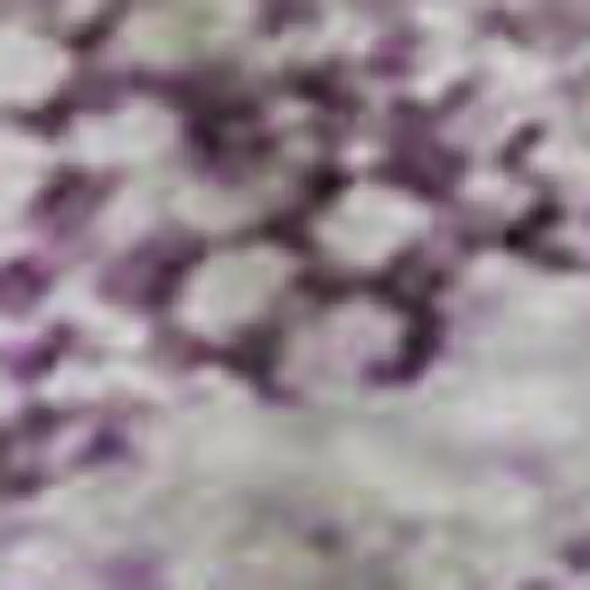 Purple Ivory And Green Abstract Washable Area Rug With UV Protection Photo 5