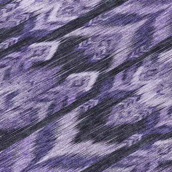 Purple Lavender And Plum Southwestern Washable Indoor Outdoor Area Rug Photo 8