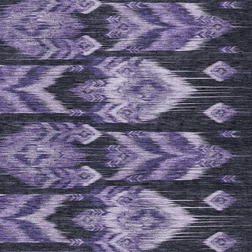 Purple Lavender And Plum Southwestern Washable Indoor Outdoor Area Rug Photo 6