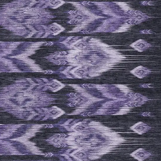Purple Lavender And Plum Southwestern Washable Indoor Outdoor Area Rug Photo 6