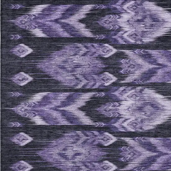 Purple Lavender And Plum Southwestern Washable Indoor Outdoor Area Rug Photo 6