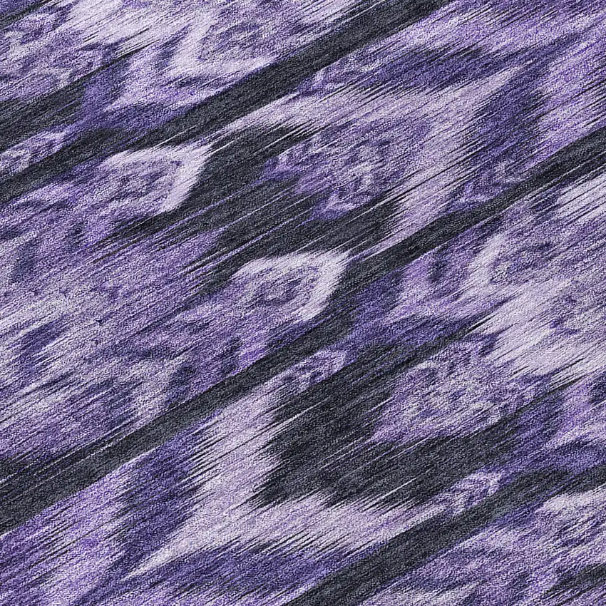 Purple Lavender And Plum Southwestern Washable Indoor Outdoor Area Rug Photo 8