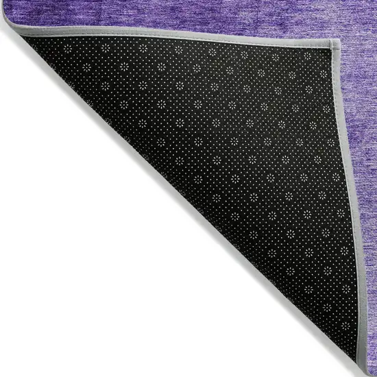 Purple Lilac And Lavender Ombre Washable Indoor Outdoor Area Rug Photo 3