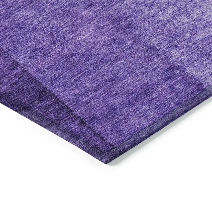 Purple Lilac And Lavender Ombre Washable Indoor Outdoor Area Rug Photo 4