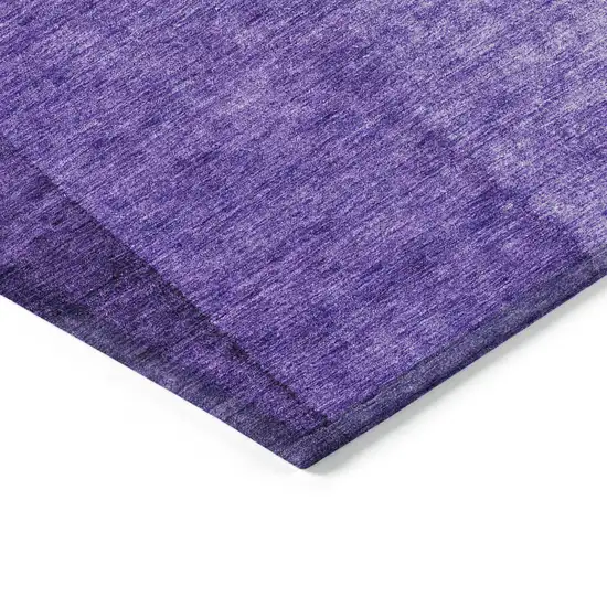 Purple Lilac And Lavender Ombre Washable Indoor Outdoor Area Rug Photo 3