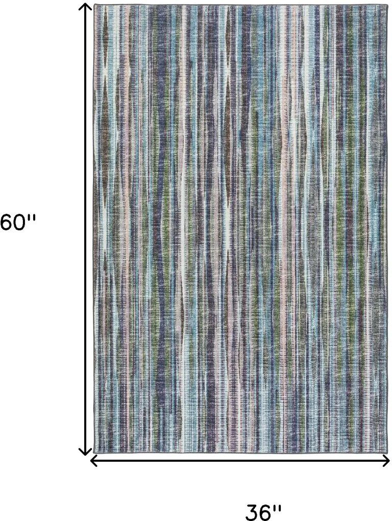 Purple Ombre Tufted Handmade Area Rug Photo 5