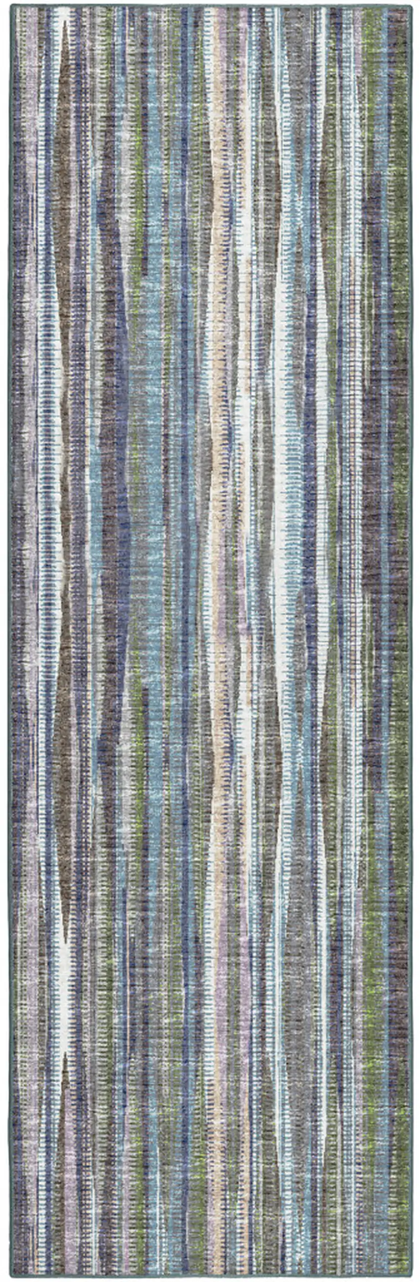 Purple Ombre Tufted Handmade Runner Rug Photo 5