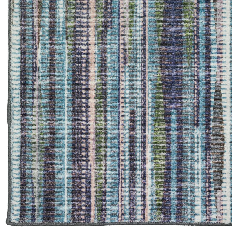 Purple Ombre Tufted Handmade Runner Rug Photo 2