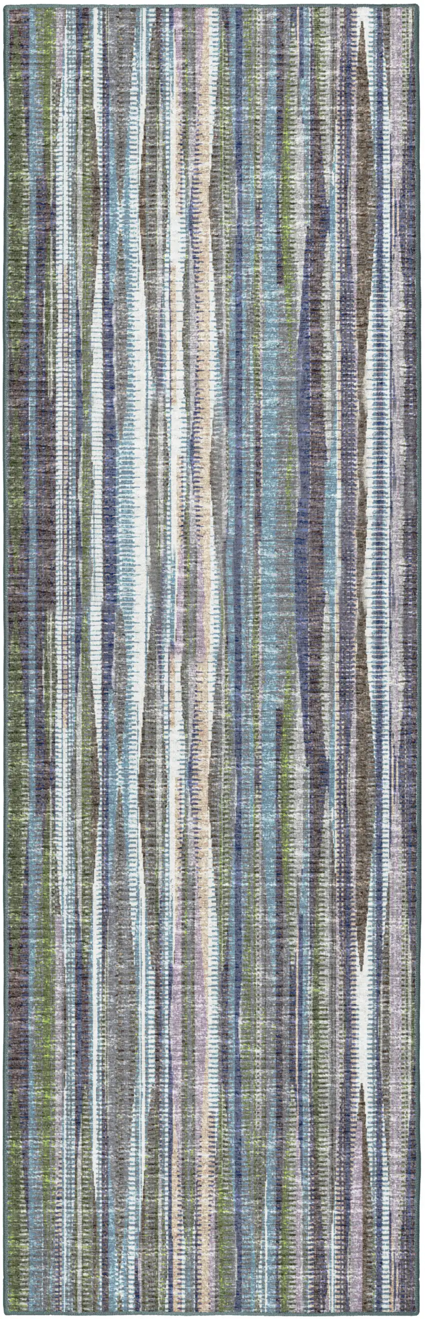 Purple Ombre Tufted Handmade Runner Rug Photo 6