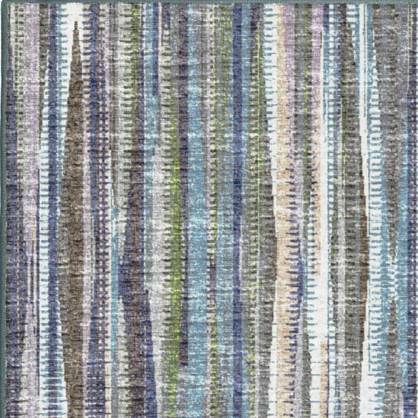 Purple Ombre Tufted Runner Rug Photo 5