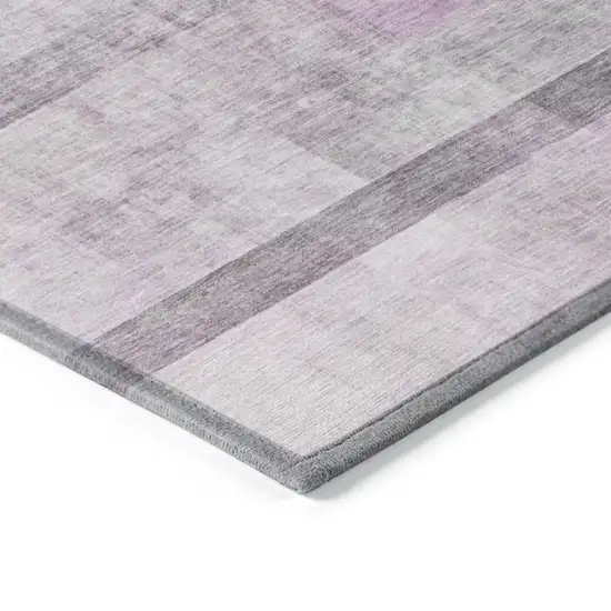 Purple Ombre Washable Indoor Outdoor Area Rug Photo 7