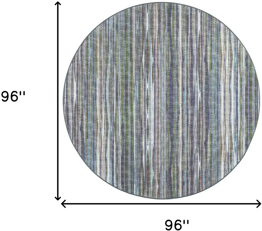 8' X 8' Purple Round Ombre Tufted Handmade Area Rug Photo 8