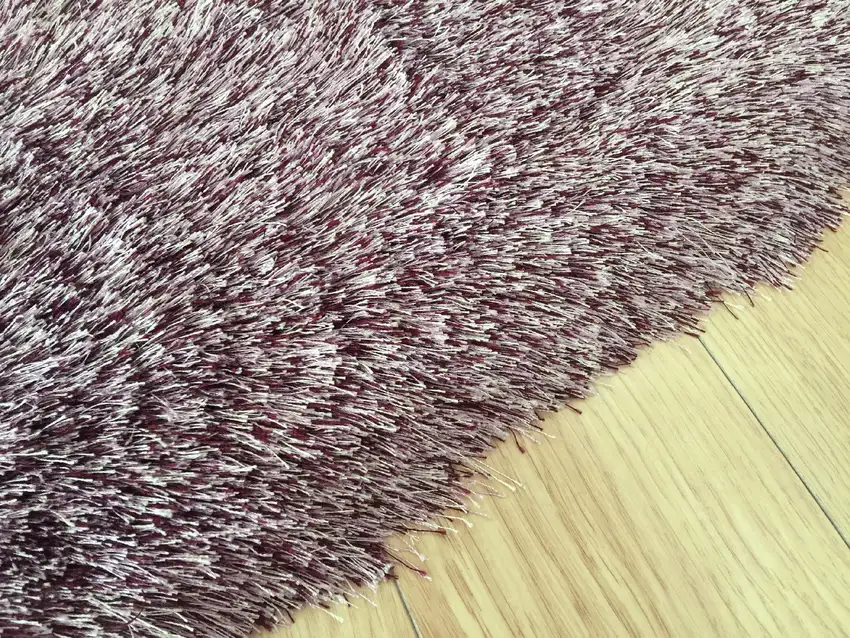 Purple Shag Hand Tufted Area Rug Photo 7