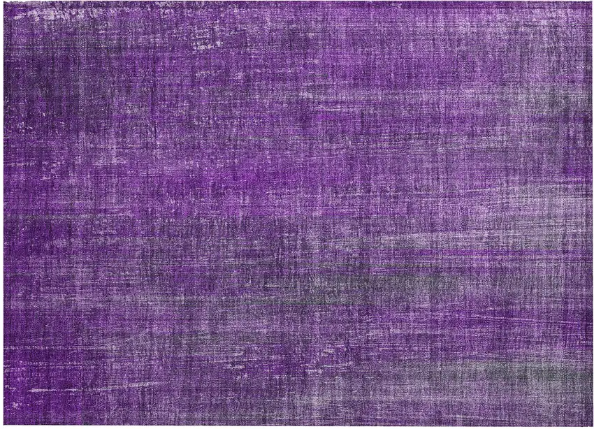 Purple Striped Washable Non Skid Indoor Outdoor Area Rug Photo 2