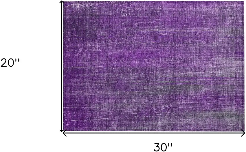 Purple Striped Washable Non Skid Indoor Outdoor Area Rug Photo 3