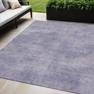 Photo of Purple Washable Indoor Outdoor Area Rug